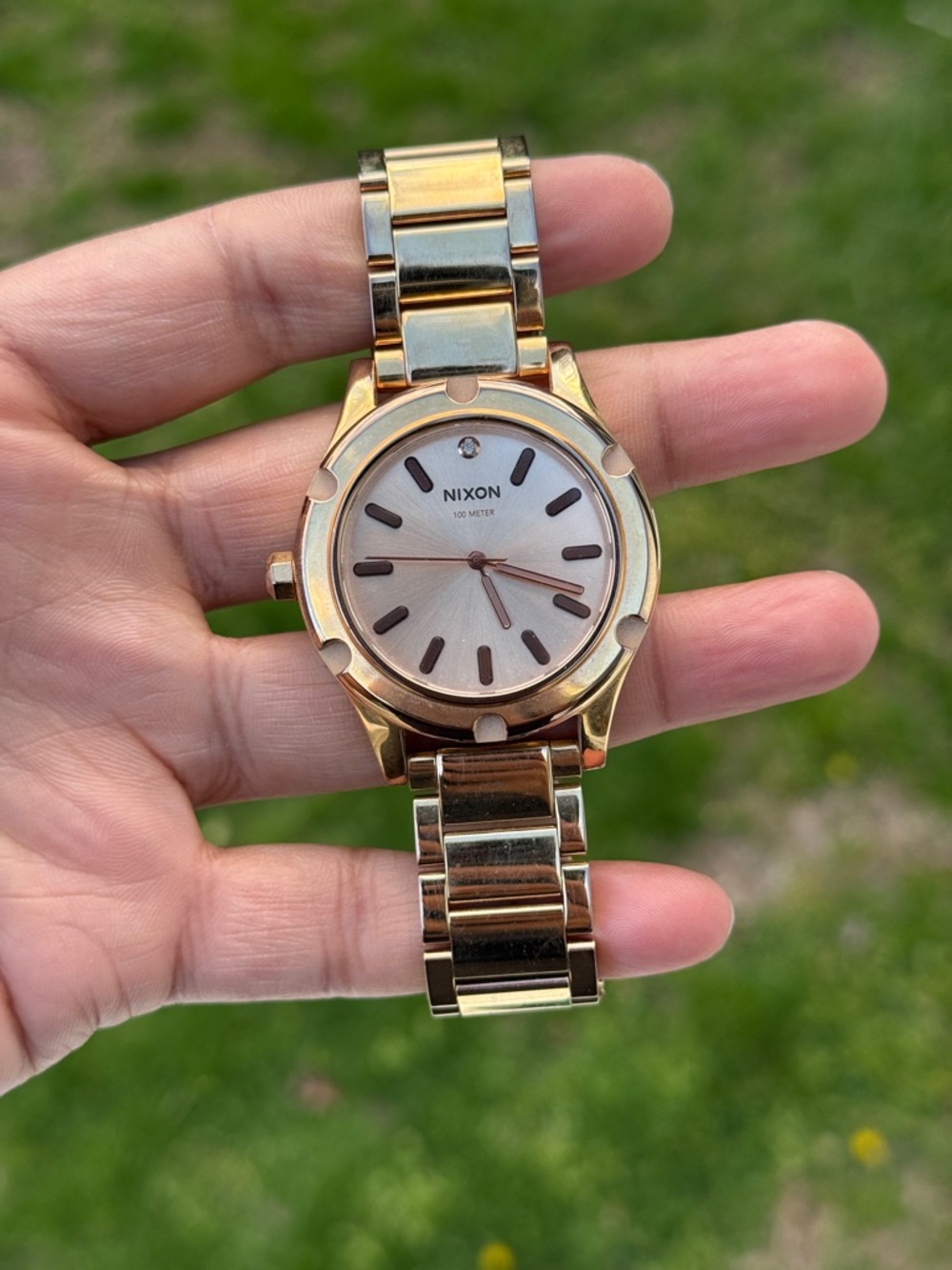 Nixon Women's Gold Stainless Steel Watch The Camden Watch - Picture 3 of 9